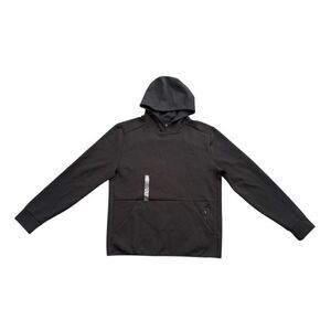 DSG Black Hoodie with Front Pocket DSG Pullover Hoodie Black Sweatshirt Medium